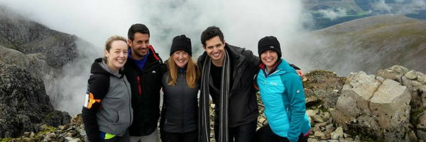 Participants on Ben Nevis